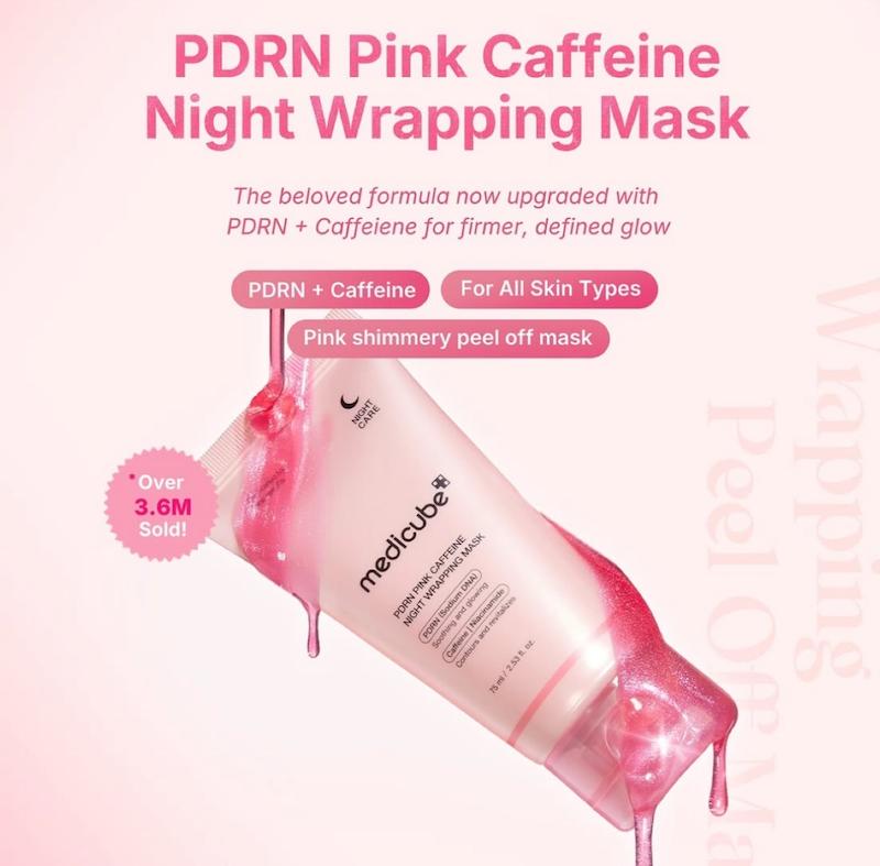ماسک شب pdrn و‌کافئین مدیکوب 