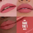 رژلب سرمی مات میبلین رنگ 005 Take The1