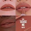 رژلب سرمی مات میبلین کد Scuse me 008