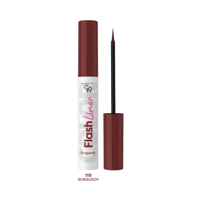 خط چشم گلدن رز رنگ Burgundy