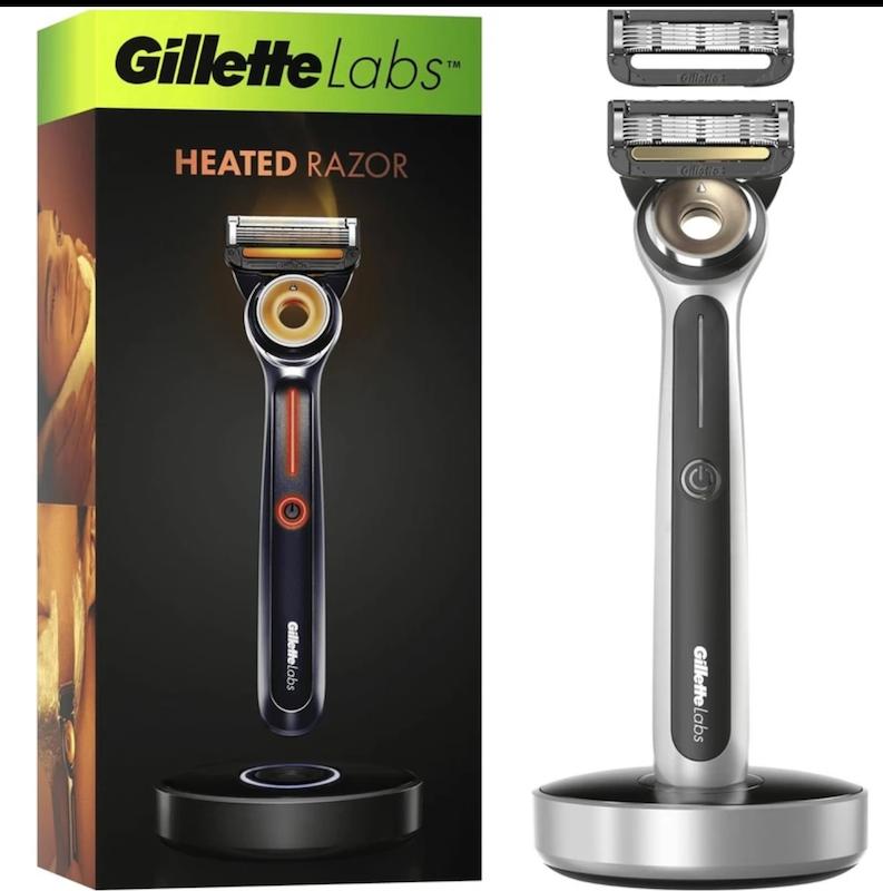 خود تراش ژیلت مدل Labs Heated Razor به همراه یدک