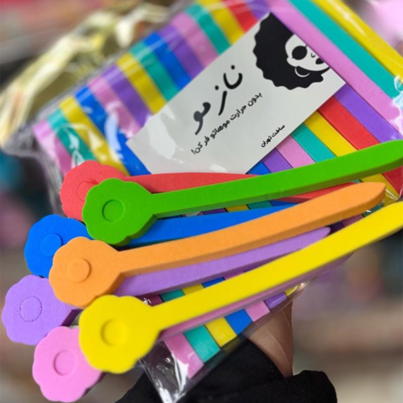 بیگودی فومی فر مو بدون حرارت اصلی( ناز مو )