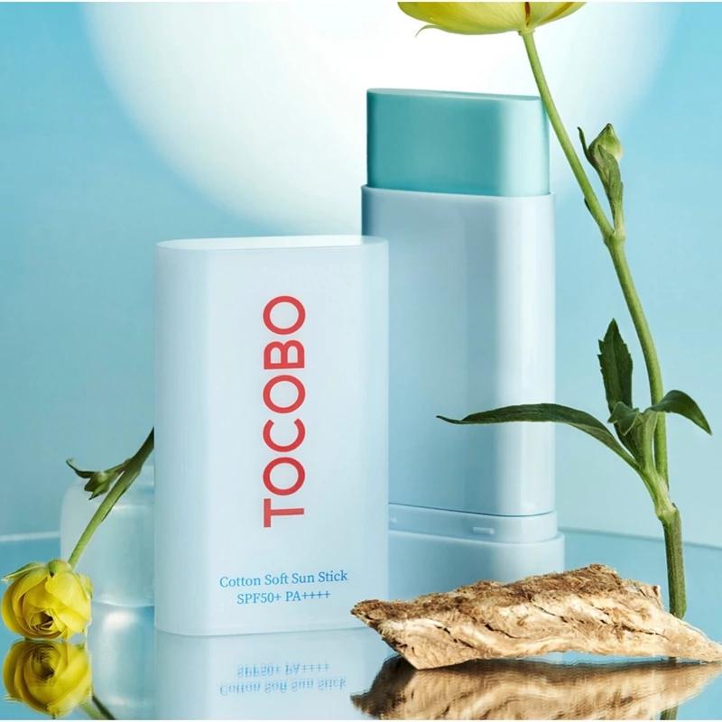 ضد آفتاب استیکی اصل کره جنوبی توکوبو tocobo cotton soft stick خرید مستقیم از کره