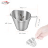 کاپ اسپرسو 80ml نقره ای آیکاپه