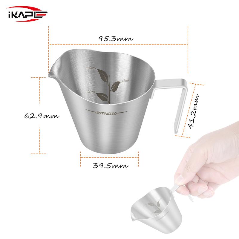 کاپ اسپرسو 80ml نقره ای آیکاپه