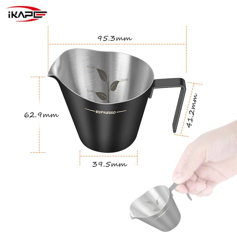 کاپ اسپرسو 80ml مشکی آیکاپه