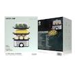 تخم مرغ پز 3 طبقه  بخارپز سبزیجات گرین Green 3-Tier Egg Cooker  Vegetable Steamer
