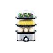 تخم مرغ پز 3 طبقه  بخارپز سبزیجات گرین Green 3-Tier Egg Cooker  Vegetable Steamer