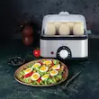 تخم مرغ پز 3 طبقه  بخارپز سبزیجات گرین Green 3-Tier Egg Cooker  Vegetable Steamer