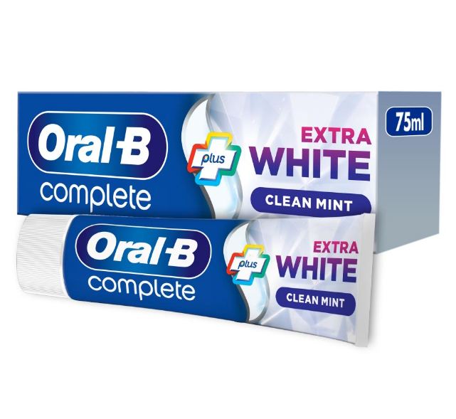 خمیر دندان سفید کننده اورال بی-پلاس 75 میل Oral-B Plus Extra White
