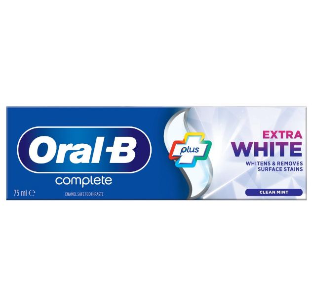 خمیر دندان سفید کننده اورال بی-پلاس 75 میل Oral-B Plus Extra White