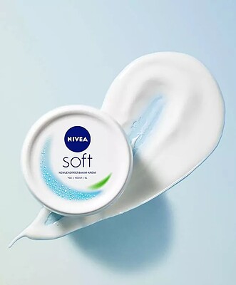 کرم مرطوب کننده سافت نیوآ 200 میل NIVEA soft 200ml