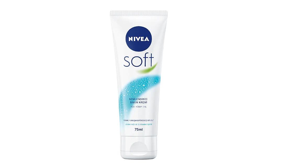 کرم مرطوب کننده سافت نیوآ  75 میل  NIVEA soft 75 ml