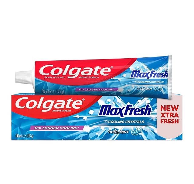 خمیر دندان کلگیت مکس فرش مدل کول مینت 100 میل Colgate Max Fresh Cool Mint  