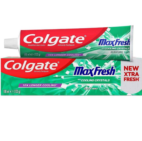 خمیر دندان کلگیت مکس فرش مدل کلین مینت 100 میل Colgate Max Fresh Clean Mint