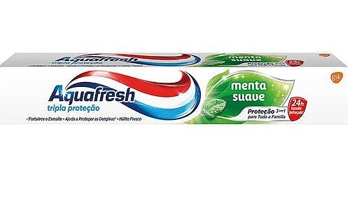 خمیر دندان آکوا فرش مدل Aquafresh Menta suave حجم 75 میلی لیتر