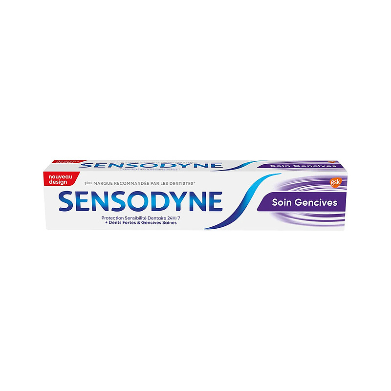 خمیر دندان سنسوداین محافظ لثه مدل Soin Gencives حجم 75 میلی لیتر