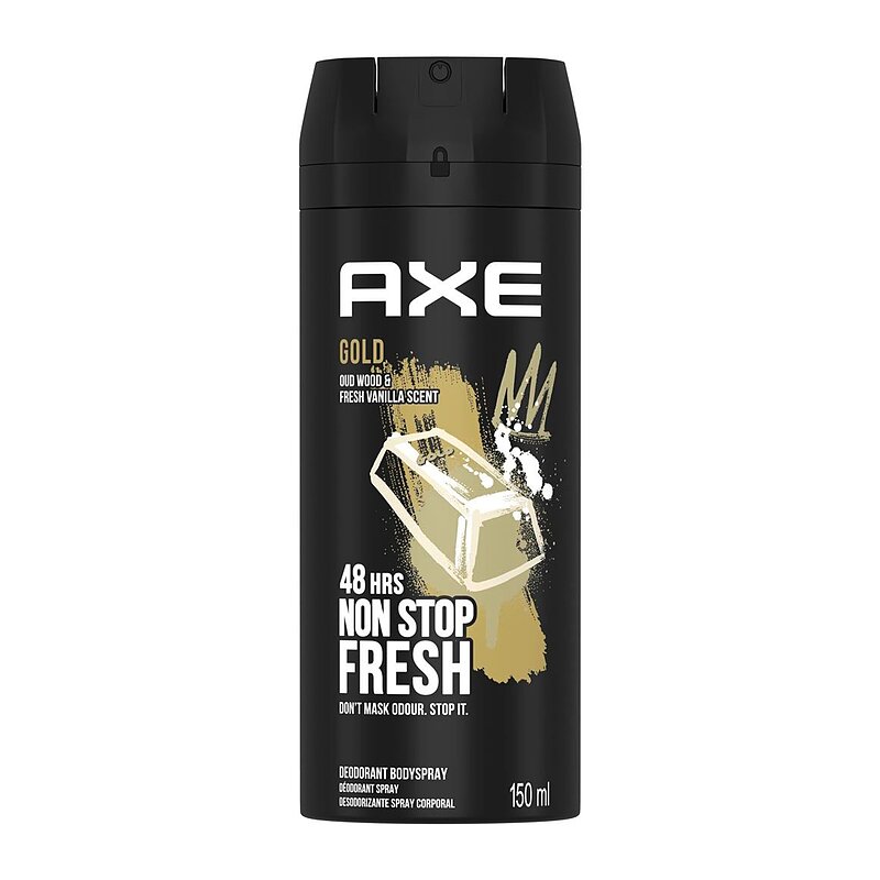 اسپری بدن اکس مدل AXE GOLD حجم 150 میلی