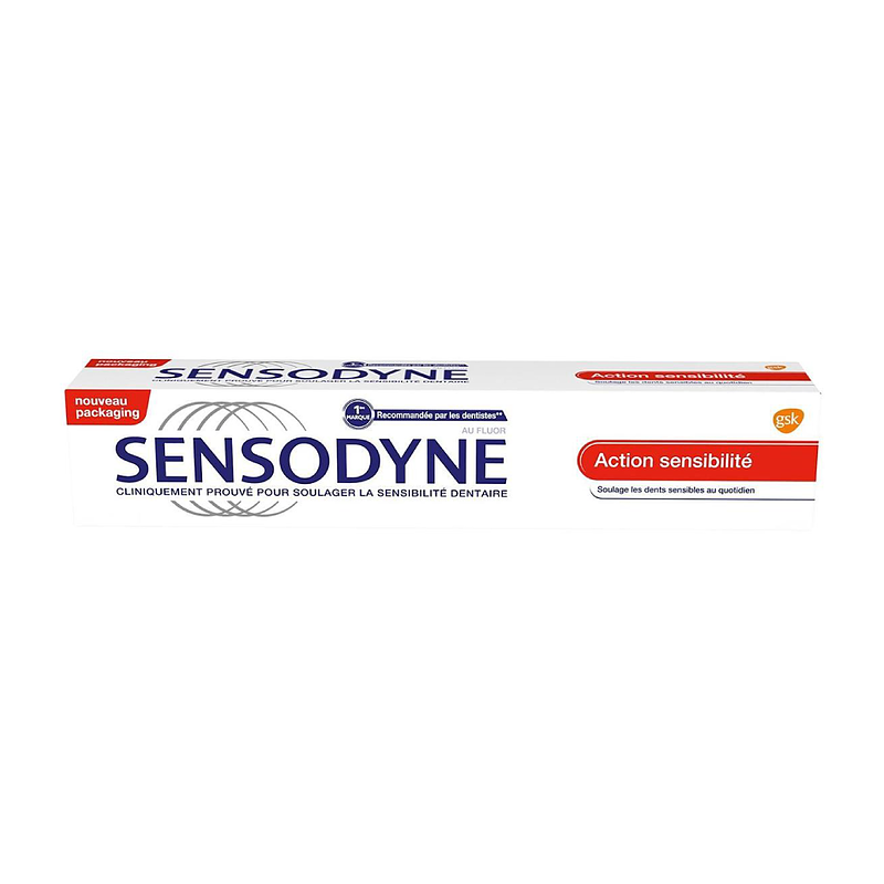 خمیر دندان سنسوداین مدل Action sensibilite حجم 75 میل