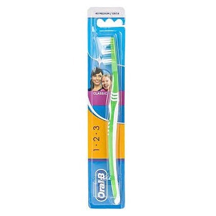  مسواک اورال بی OralB مدل 1.2.3 کلاسیک