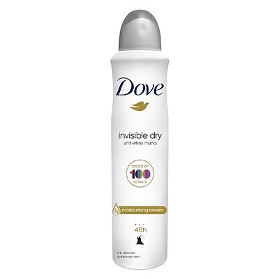 اسپری ضدتعریق زنانه داو مدل Dove invisible dry  حجم 250 میلی لیتر