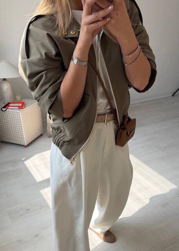 بامبر جکت Olive