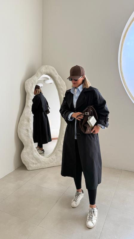 ترنچ کت کارلا مشکی