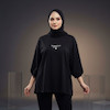 تیشرت باکسی مشکی مینیمال