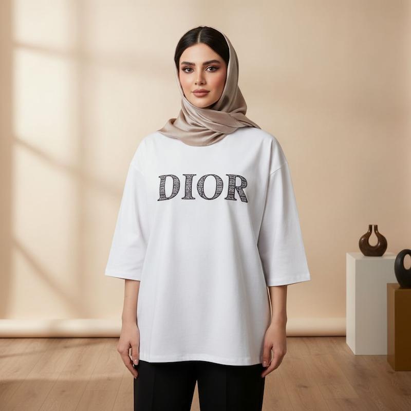 تیشرت باکسی DIOR