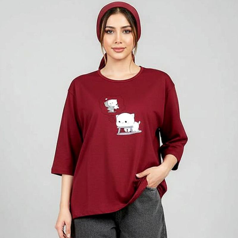 تیشرت باکسی زنانه
