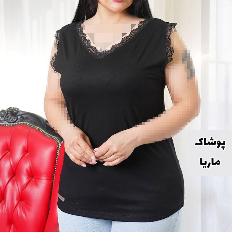 تاپ یقه هفت گیپوردار