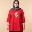 تیشرت سایز بزرگ زنانه