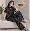 ست تیشرت شلوار نخ پنبه زنانه