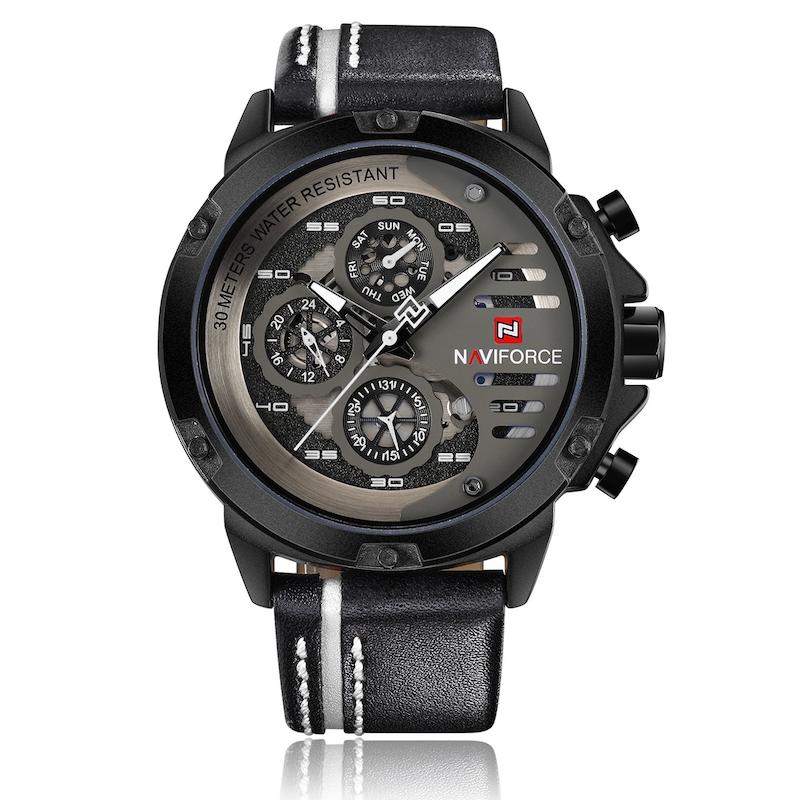 ساعت مچی عقربه‌ای مردانه  کوارتز نیوی فورس مدل nf9110