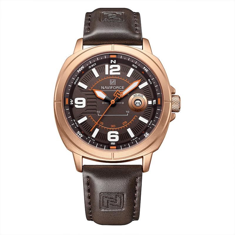 ساعت مچی عقربه‌ای مردانه کوارتز نیوی فورس مدل nf8078