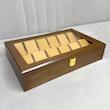 جعبه ساعت چوبی مدل W109 | با ظرفیت ۱۲ عدد ساعت