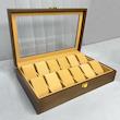 جعبه ساعت چوبی مدل W109 | با ظرفیت ۱۲ عدد ساعت