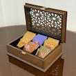 جعبه پذیرایی چوبی مدل S102 | مخصوص چای و دمنوش