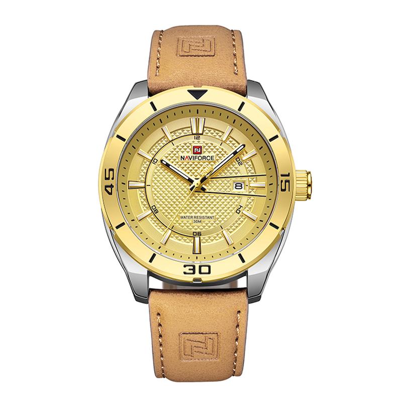 ساعت مچی عقربه‌ای مردانه کوارتز نیوی فورس مدل nf9209