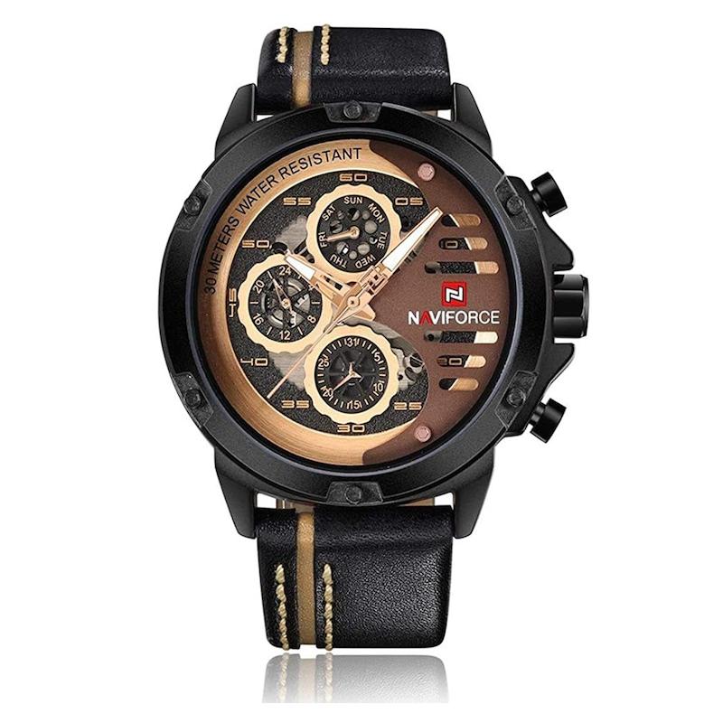 ساعت مچی عقربه‌ای مردانه  کوارتز نیوی فورس مدل nf9110