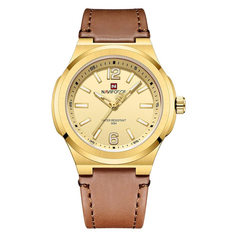 ساعت مچی عقربه‌ای مردانه کوارتز نیوی فورس مدل nf9233