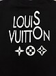 ست دورس شلوار جین تمام چاپ رنگ مشکی LOUIS VUITTON