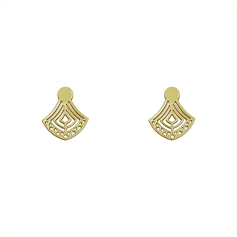 گوشواره طلا مدل هندسی کد GA10246