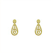 گوشواره طلا مدل هندسی کد GA10516