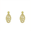 گوشواره طلا مدل هندسی کد GA10677