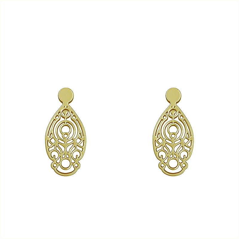 گوشواره طلا مدل هندسی کد GA10677