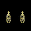 گوشواره طلا مدل هندسی کد GA10677