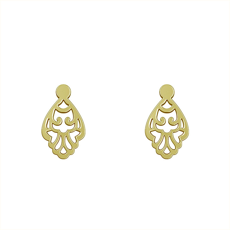 گوشواره طلا مدل هندسی کد GA10704