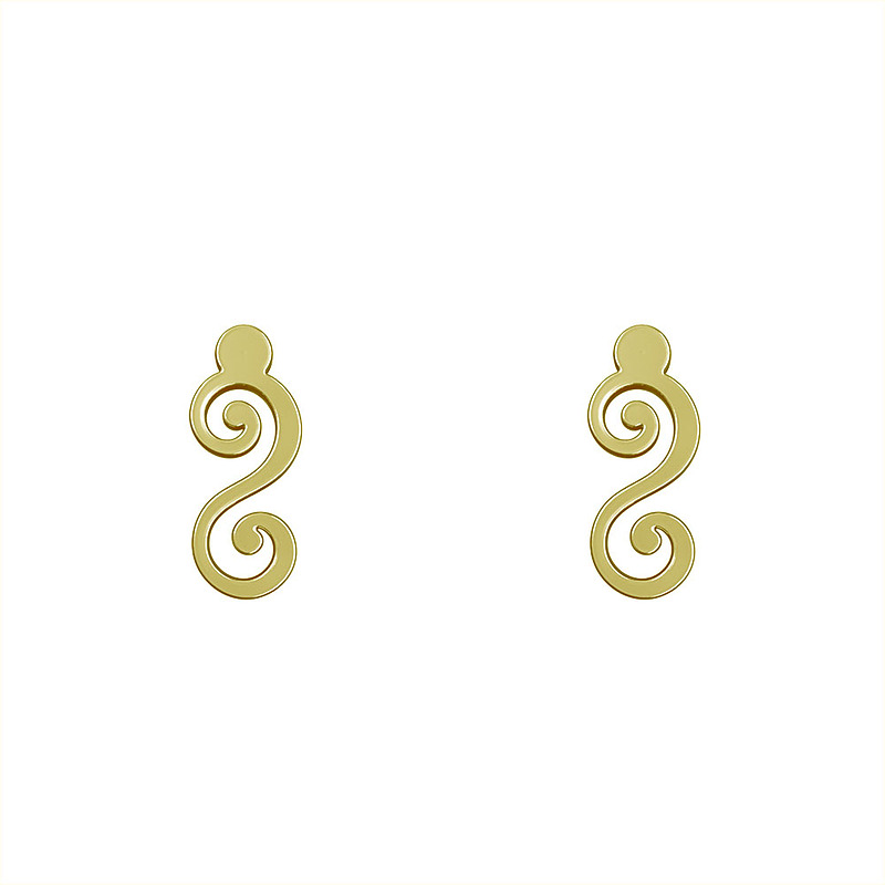 گوشواره طلا مدل اسلیمی کد GA12646