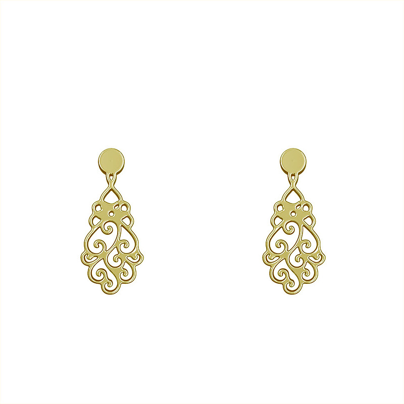 گوشواره طلا مدل اسلیمی کد GA12752